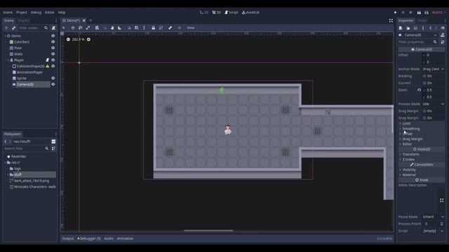 How to Make Camera Follow Player in Godot in 60 seconds смотреть онлайн