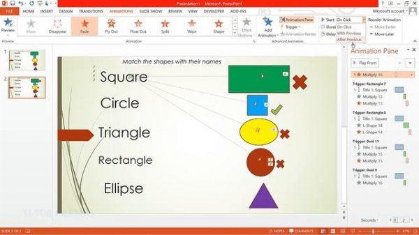 PPT game matching activity for students in PowerPoint - drag and drop game