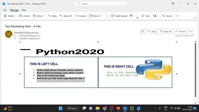 Part 2- Python, HTML Web Email Templates, Marketing Emails, Newsletter Emails, HTML Email Templates