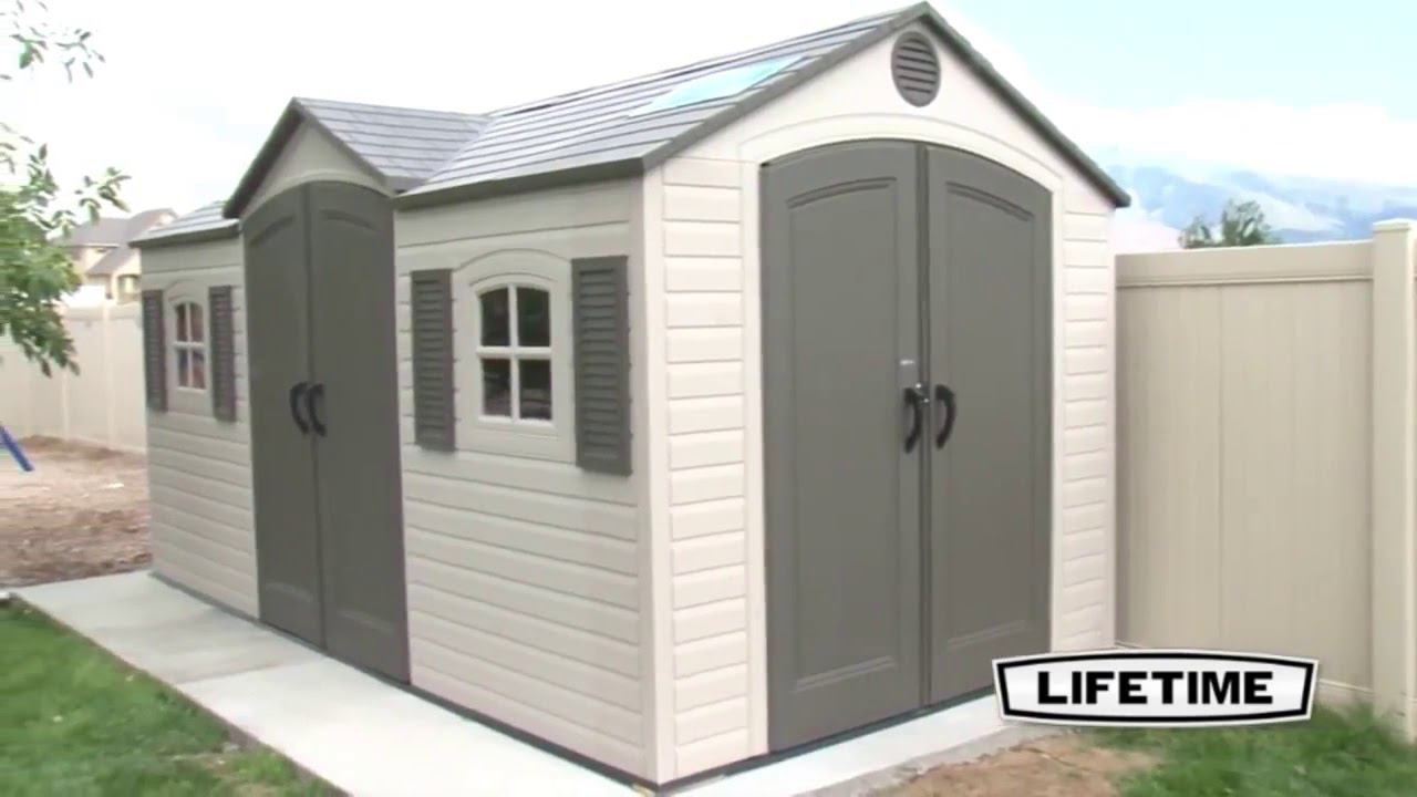 Обзор хозблока LifeTime 15x8 (4,5х2,5 м) смотреть онлайн