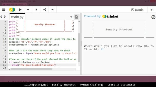 Python Tutorial - Penalty Shootout Game смотреть онлайн