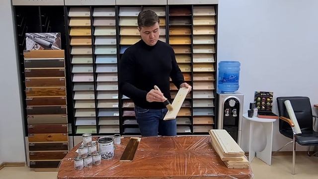 Как наносить масло Biofa 8500 Цветное масло для интерьера