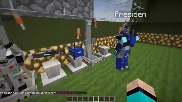 CARA MENJADI MANUSIA ROBOT TRANSFORMERS DI MINECRAFT смотреть онлайн
