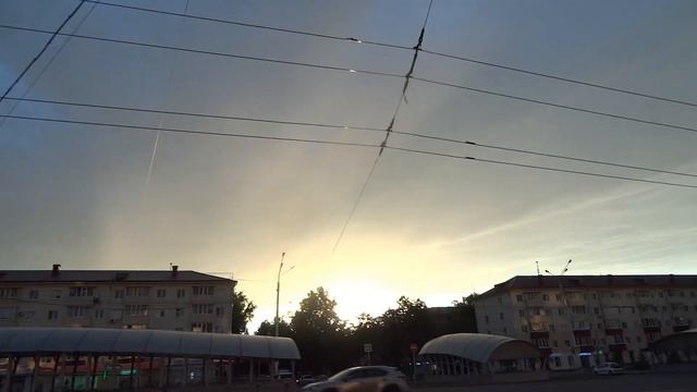 город уфа проспект октября 18 мая 2023 закат солнца вечером смотреть онлайн