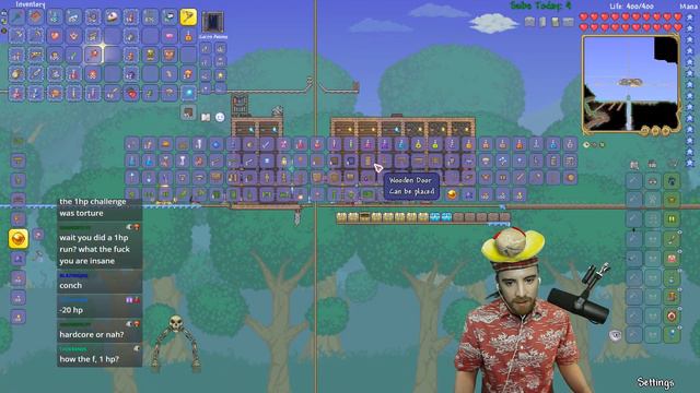 Boss Fights and Hat Wars - Terraria Hardcore MasterMode Book Only Challenge Drunk Seed - Ep 15 смотреть онлайн