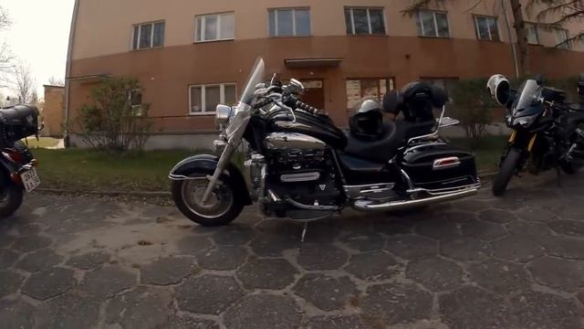 Русские байкеры в городе Бранево-Польша (25.04. 2015) смотреть онлайн
