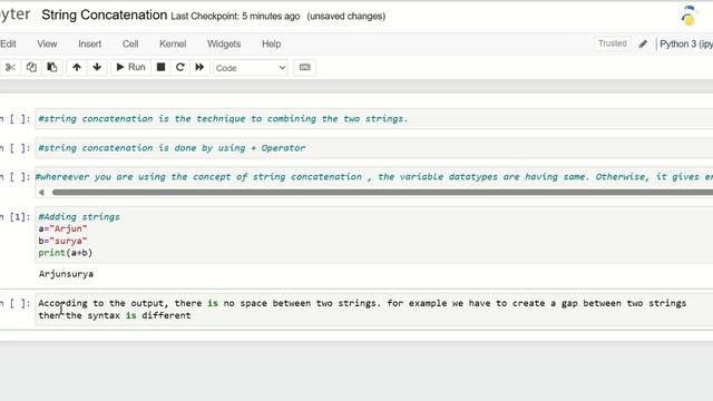 String Concatenation in python.@Software_Courses #python #coding #code #programming #java #programs смотреть онлайн