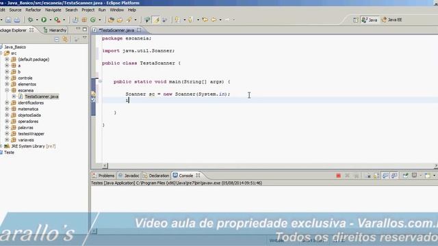Java – Classe Scanner | Varallo´s Fundamental S01 E13 смотреть онлайн