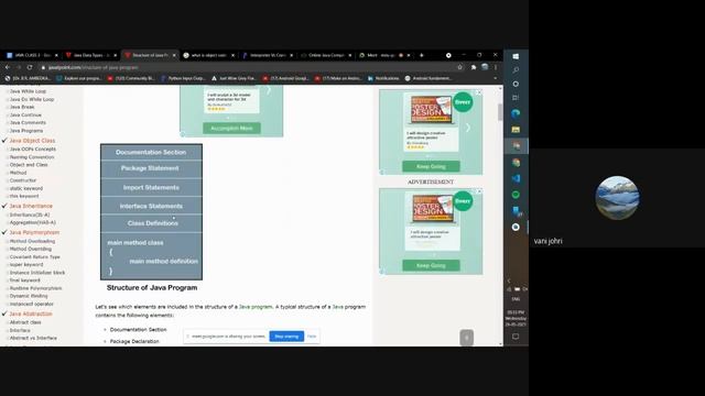 Java Training For Beginners || Day 2 || CAREER DREAMS EDUCATIONS || TECHNOPHILIA1.0 || смотреть онлайн