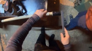 Как Насадить колун на топорище на клинья крестом