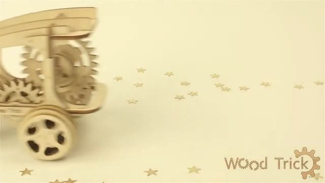 Механический конструктор 3D пазл Wood Trick Багги смотреть онлайн