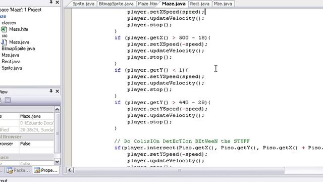 My first old(and primitive) java game смотреть онлайн