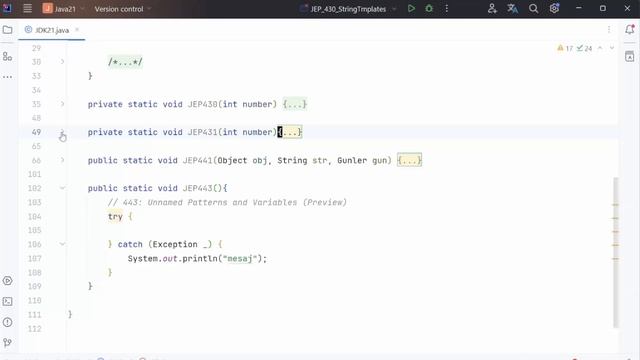 52 - Java JDK-21 ile gelen yenilikler смотреть онлайн