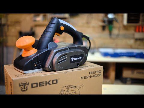 Unpacking and Testing Electric Planer Power Tool DEKO DKEP900 900W - MayDiy