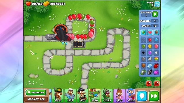 Bloons TD 6 - SKY SHREDDER - 5TH TIER MONKEY ACE смотреть онлайн