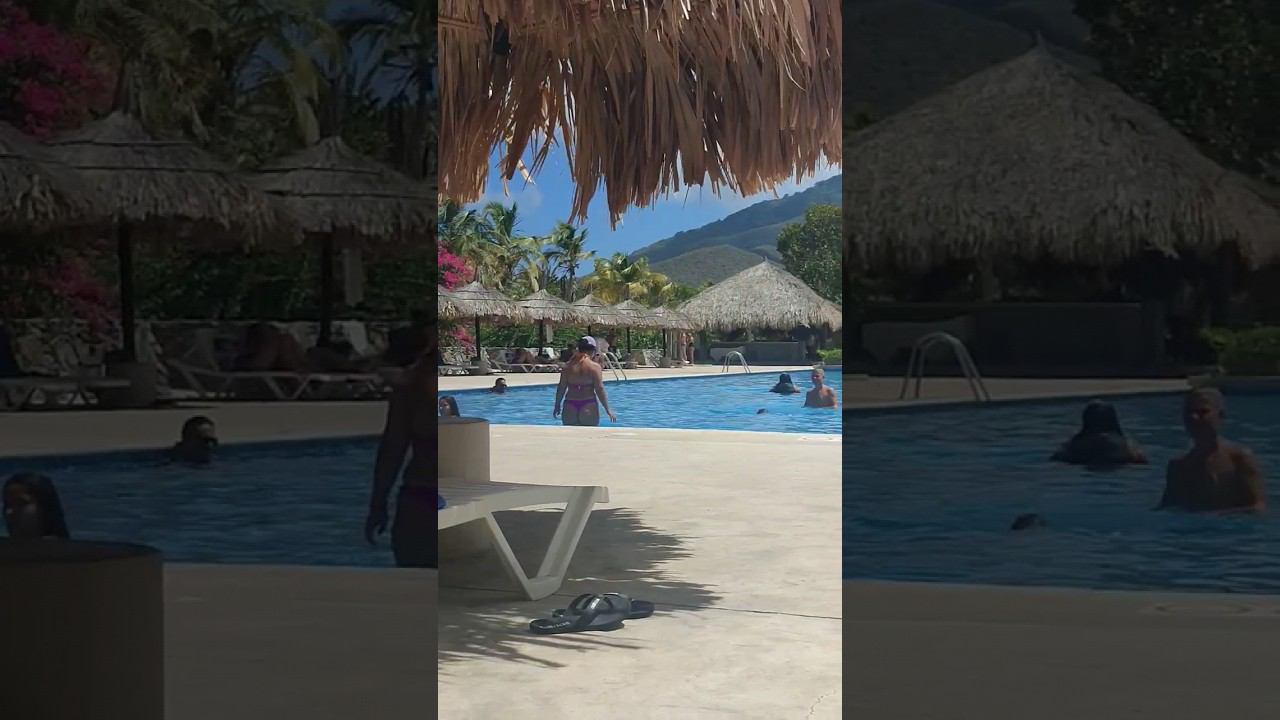 Девушки у бассейна и на пляже - остров ️ Маргарита смотреть онлайн