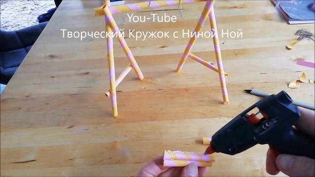 Как сделать качели для кукол из бумаги своими руками. Поделки с детьми и для детей смотреть онлайн