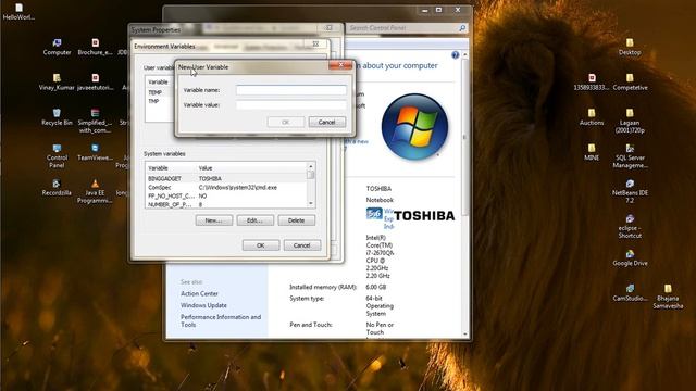 Setting Java Path смотреть онлайн