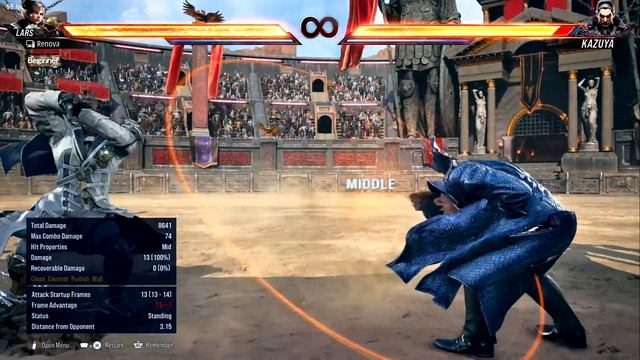 TEKKEN 8 Lars Combo's смотреть онлайн