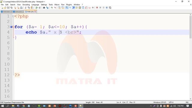 php programming Loop | web development | Class - 08| matra IT смотреть онлайн