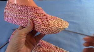 Следки БЕЗ "Заморочек" на 2 х спицах, Без Шва на Любой Размер.//Yeni patik modelleri yapılışı