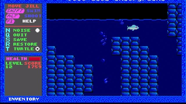Jill of the Jungle - Episode 2: Jill Goes Underground - Level 11-12: The Waterworld (1992) [MS-DOS] смотреть онлайн