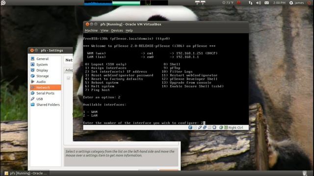 Setting up a pfsense firewall in a Virtualbox on ubuntu смотреть онлайн