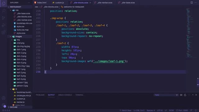 Figma to HTML with Bootstrap 5 #5 : Welcome Section (Cool Restaurant Landing Page) смотреть онлайн