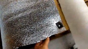 Как крепить вспененный утеплитель типа пенофол. Мой вариант