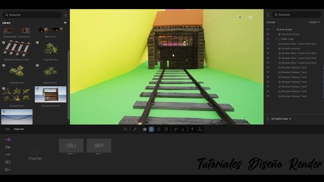 TWINMOTION 2022.2 SKETCHUP - MODELADO DE MINA ABANDONADA смотреть онлайн