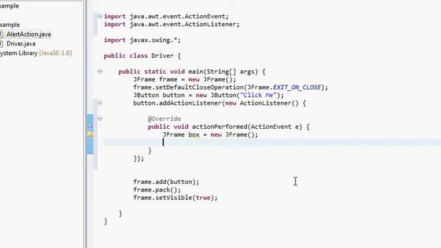 Java Button Actions Tutorial смотреть онлайн