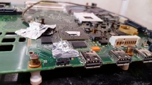 Запайка видеочипа с Aliexpress на ноутбук