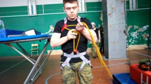 Узел Двойной проводник для связывания страховочной системы