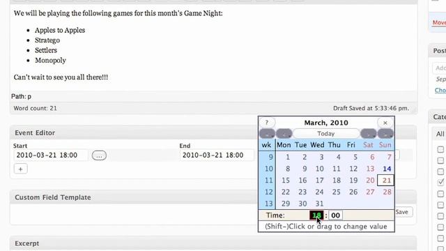 WordPress: How To Create An Event on Calendar смотреть онлайн