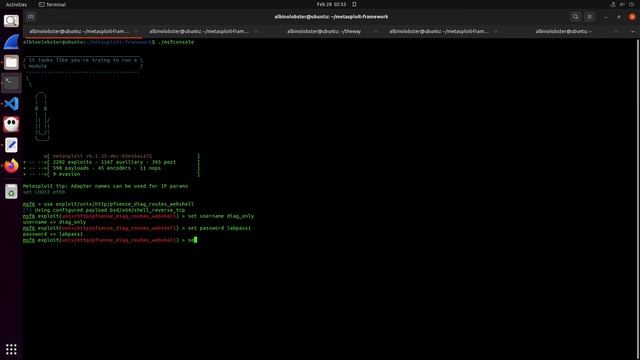 pfSense Authenticated RCE using Metasploit (CVE-2021-41282) смотреть онлайн