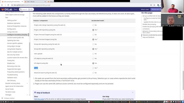 GitLab geo - Secondary proxying discussion смотреть онлайн