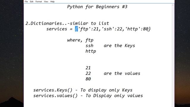 Python for Beginners #3 - List and Dictionary смотреть онлайн