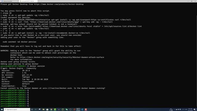 Windows10开发环境搭建(3) | 在WSL2里安装Docker смотреть онлайн