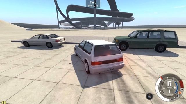 BeamNG.drive parking skill смотреть онлайн