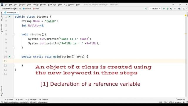 Object in Java || How to create an object in java? || Java OOPs Concepts Tutorials смотреть онлайн