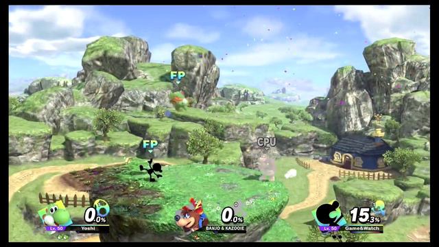Super Smash Bros Ultimate Amiibo Fights – Request #11334 Yoshi vs Banjo vs Mr Game&Watch смотреть онлайн
