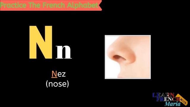 Learn The FRENCH ALPHABET With Pronunciation смотреть онлайн