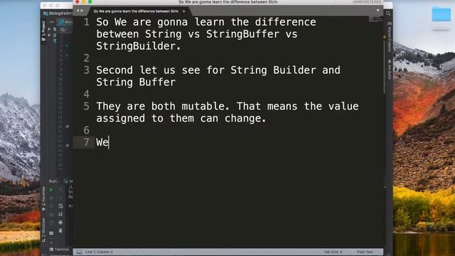 String Vs StringBuilder Vs StringBuffer (JAVA) смотреть онлайн