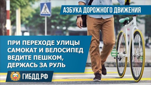 Как правильно переходить дорогу с велосипедом? (Годовой проект 8кл) смотреть онлайн