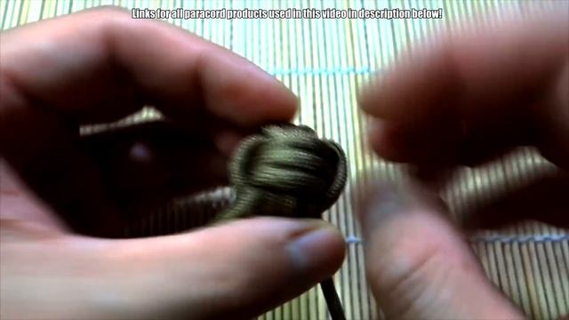 How To Make A Monkey's Fist Paracord Begleri Fidget Toy Tutorial