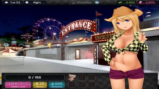 HuniePop 2015 PC Gameplay смотреть онлайн