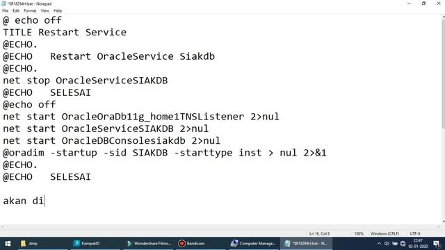 Tutorial Membuat Service Oracle Manual смотреть онлайн