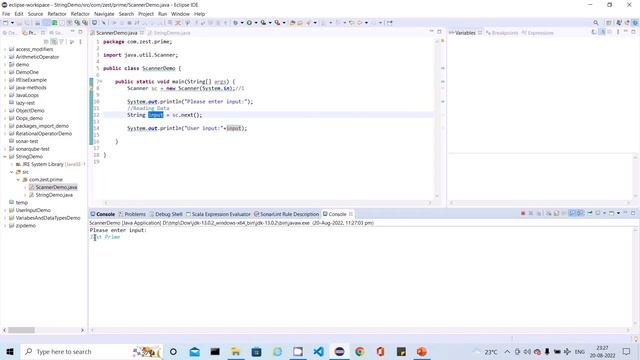 36.Java Tutorial:Scanner Class in Java|Zest Prime|Getting User Input in Java (using Scanner class) смотреть онлайн