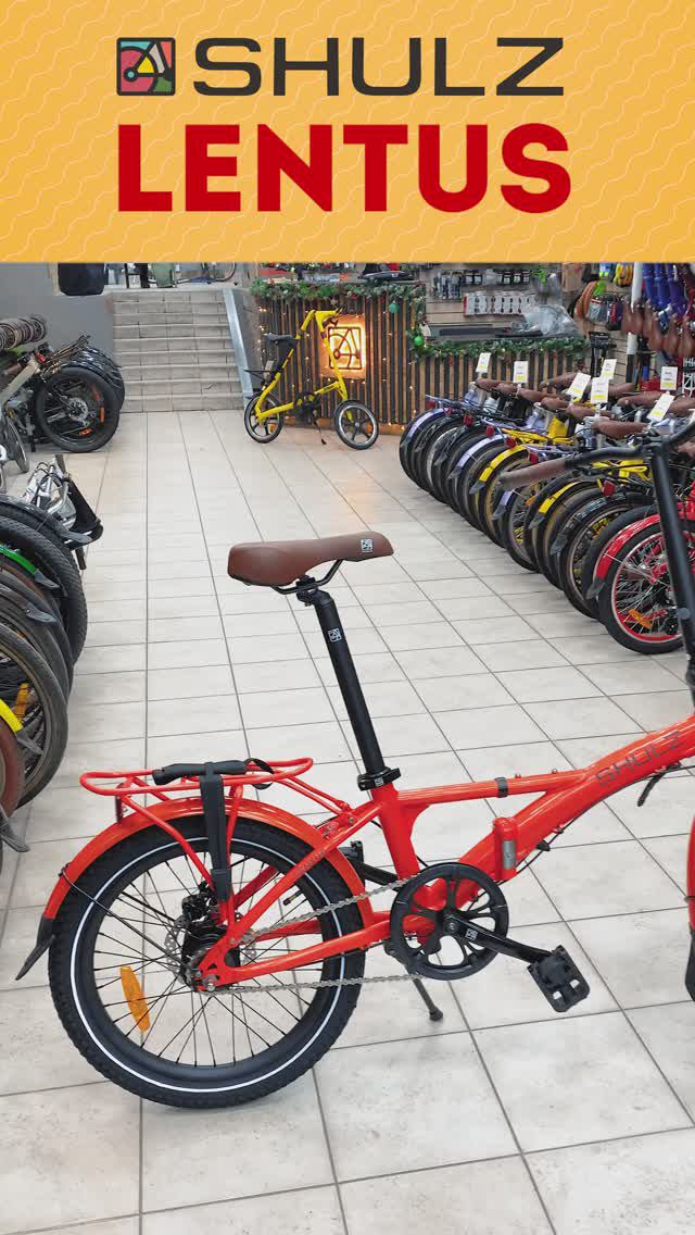 Надежный складной велосипед Shulz Lentus | Колеса 20'', планетарная втулка на 7 скоростей вес 15,7кг смотреть онлайн
