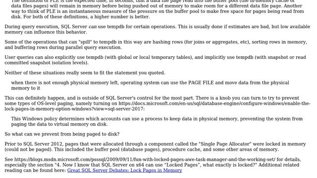 Databases: What happens when there is no available physical memory left for SQL Server? смотреть онлайн